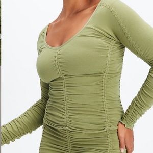 Fabletics green work out top